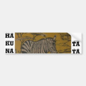 Hakuna Matata African Safari Customize Afbeelding Bumpersticker (Voorkant)