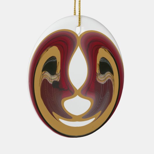 Hakuna Matata African Tratidional Tribe Afbeelding Keramisch Ornament (Rechts)