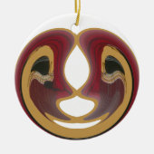 Hakuna Matata African Tratidional Tribe Afbeelding Keramisch Ornament (Voorkant)