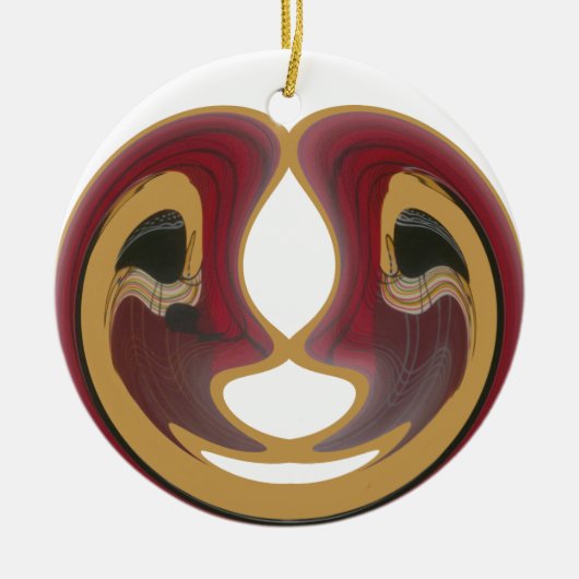 Hakuna Matata African Tratidional Tribe Afbeelding Keramisch Ornament (Voorkant)