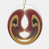 Hakuna Matata African Tratidional Tribe Afbeelding Keramisch Ornament (Links)