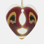 Hakuna Matata African Tratidional Tribe Afbeelding Keramisch Ornament (Rechts)