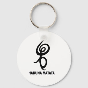 Hakuna Matata - Afrikaans symbool Sleutelhanger