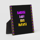 Hakuna Matata Baby en Kinder kunstdruk Fotoplaat (Voorkant)