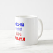 Hakuna Matata Baby & Kids: Frans Kleurontwerp Koffiemok (Voorkant rechts)