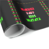 Hakuna Matata Baby Kinder Gifts verbluffende kleur Cadeaupapier (Rol Hoek)