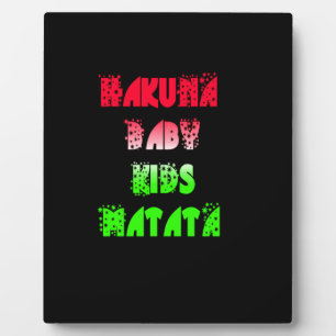 Hakuna Matata Baby Kinder Gifts verbluffende kleur Fotoplaat