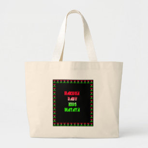 Hakuna Matata Baby Kinder Gifts verbluffende kleur Grote Tote Bag