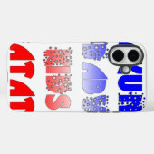 Hakuna Matata Baby & Kinderen: Frans Kleurontwerp Case-Mate iPhone Case (Achterkant (horizontaal))