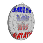 Hakuna Matata Baby & Kinderen: Frans Kleurontwerp Dartbord (Voorkant Links)