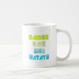 Hakuna Matata Baby Kinderen Happy Colors Art Print Koffiemok