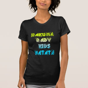 Hakuna Matata Baby Kinderen Happy Colors Art Print T-shirt