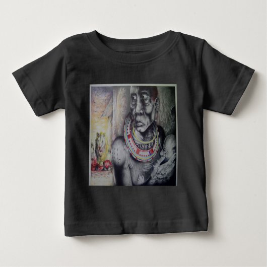Hakuna Matata Baby Long hoeveTee-Shirt Sjabloon (Voorkant)