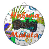 Hakuna Matata Baby.png Dartbord (Voorkant)