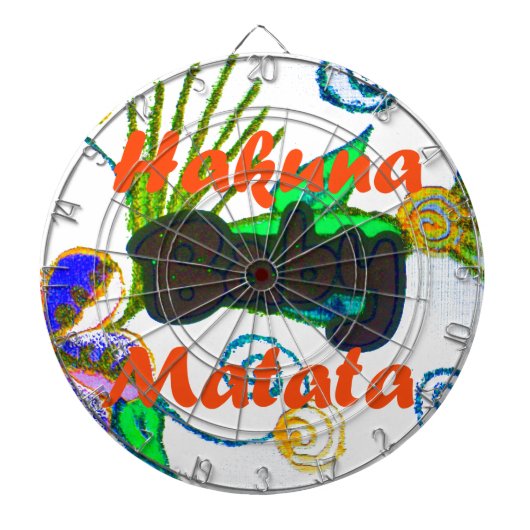 Hakuna Matata Baby.png Dartbord (Voorkant)