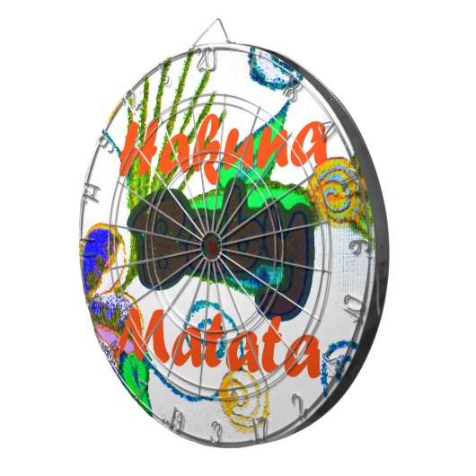 Hakuna Matata Baby.png Dartbord (Voorkant Rechts)