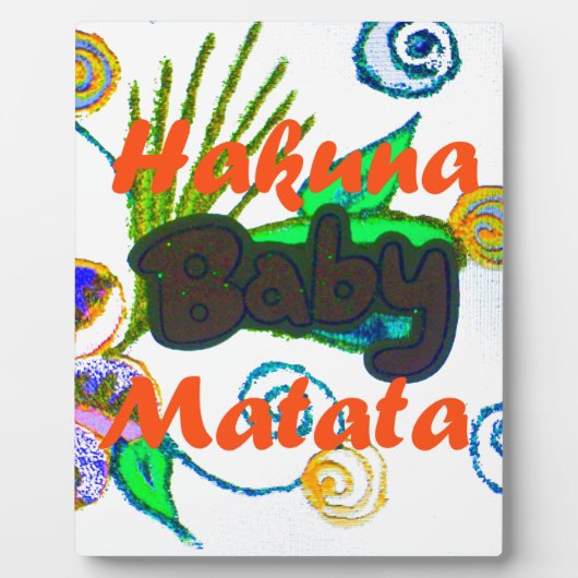 Hakuna Matata Baby.png Fotoplaat (Voorkant)