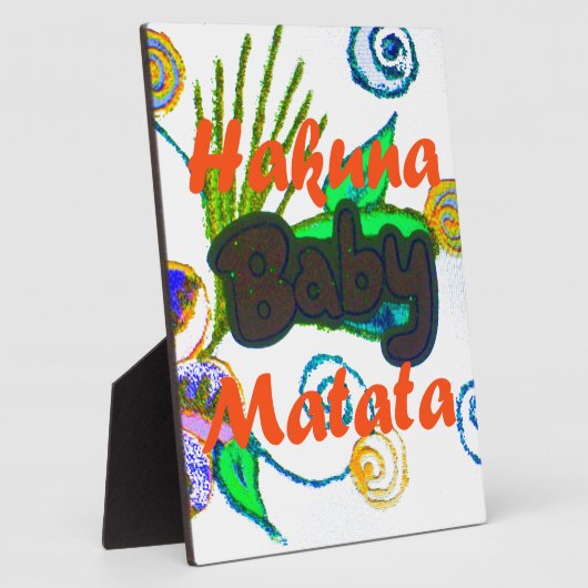 Hakuna Matata Baby.png Fotoplaat (Zijkant)