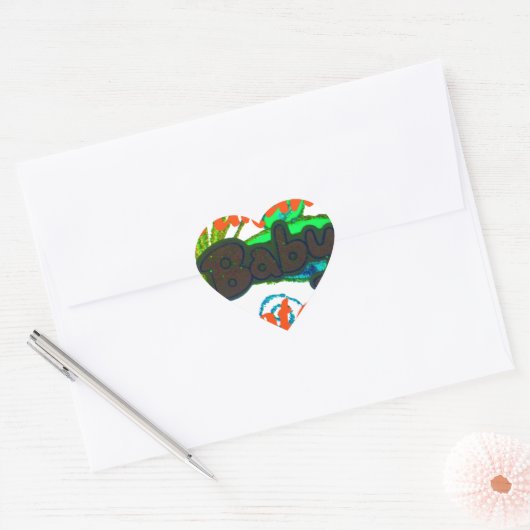 Hakuna Matata Baby.png Hart Sticker (Envelop)