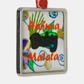 Hakuna Matata Baby.png Metalen Ornament (Rechts)