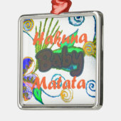 Hakuna Matata Baby.png Metalen Ornament (Links)