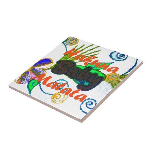 Hakuna Matata Baby.png Tegeltje (Zijkant)