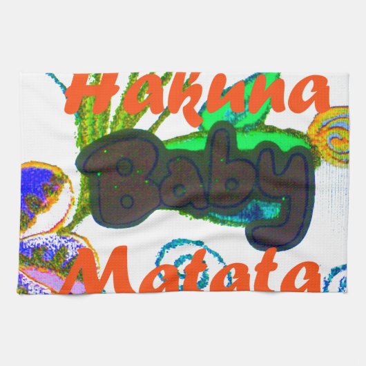 Hakuna Matata Baby.png Theedoek (Horizontaal)