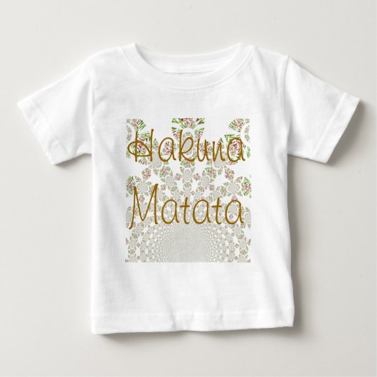 Hakuna Matata Baby T-shirt-Shirt (Voorkant)