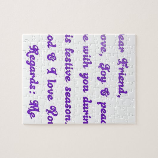 Hakuna Matata Beste vriendjesliefde vreugde vrede  Legpuzzel (Horizontaal)