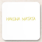 Hakuna matata bier onderzetter (Voorkant)