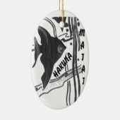 Hakuna Matata Big Little Fish.png Keramisch Ornament (Rechts)