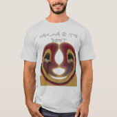 Hakuna Matata bij de beste basis-T-Shirt-Sjabloon T-shirt (Voorkant)