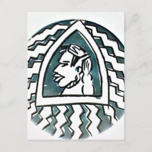 Hakuna Matata Blue Triangle Style.png Briefkaart