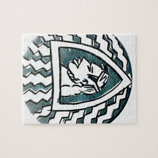 Hakuna Matata Blue Triangle Style.png Legpuzzel (Horizontaal)