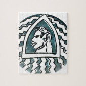 Hakuna Matata Blue Triangle Style.png Legpuzzel (Verticaal)