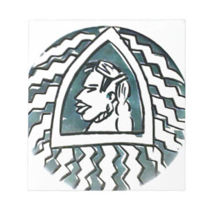 Hakuna Matata Blue Triangle Style.png Notitieblok