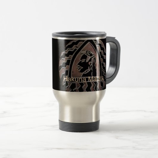 Hakuna Matata Bongo Flavour. Reisbeker (Voorkant rechts)