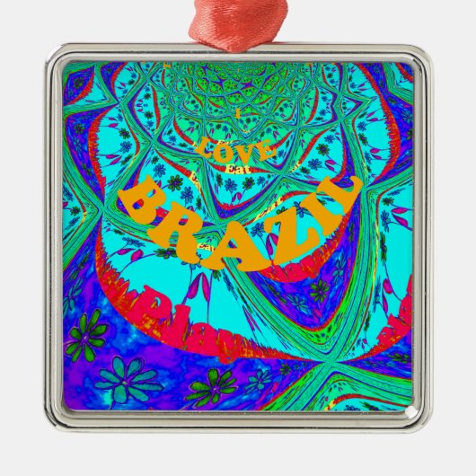 Hakuna Matata Brazil Festival kleuren.png Metalen Ornament (Voorkant)