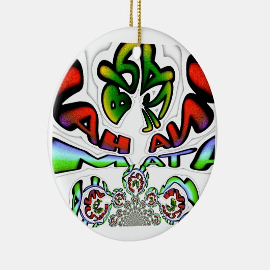 Hakuna Matata Brazil Gift Keramisch Ornament (Rechts)