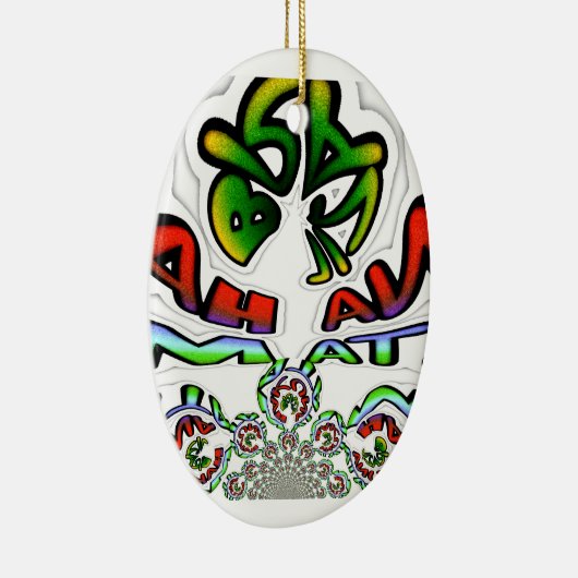 Hakuna Matata Brazil Gift Keramisch Ornament (Rechts)