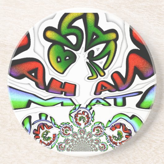 Hakuna Matata Brazil Gift Zandsteen Onderzetter (Voorkant)