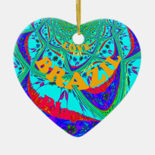Hakuna Matata Brazilië Festival kleuren.png Keramisch Ornament