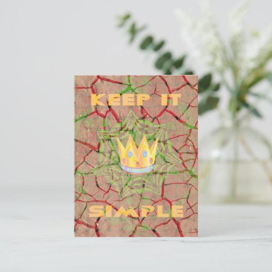 Hakuna matata briefkaart (Staand voorkant)