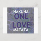 HAKUNA MATATA BRIEFKAART (Voorkant)
