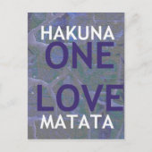HAKUNA MATATA BRIEFKAART (Voorkant)