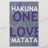 HAKUNA MATATA BRIEFPAPIER (Voorkant)