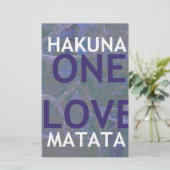 HAKUNA MATATA BRIEFPAPIER (Staand voorkant)