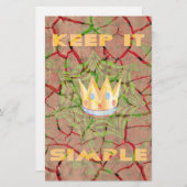 Hakuna matata briefpapier (Voorkant / Achterkant)