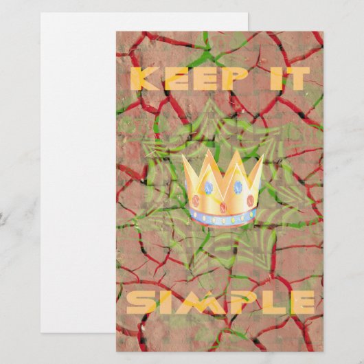 Hakuna matata briefpapier (Voorkant / Achterkant)