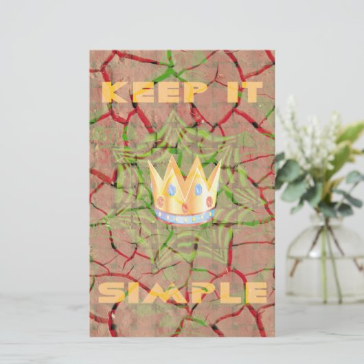 Hakuna matata briefpapier (Staand voorkant)